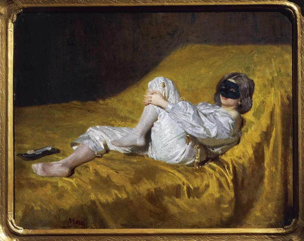 La maschera - Civiche Raccolte D'Arte Museo Dell'Ottocento Villa Belgiojoso Bonaparte Collezione Grassi, Milano